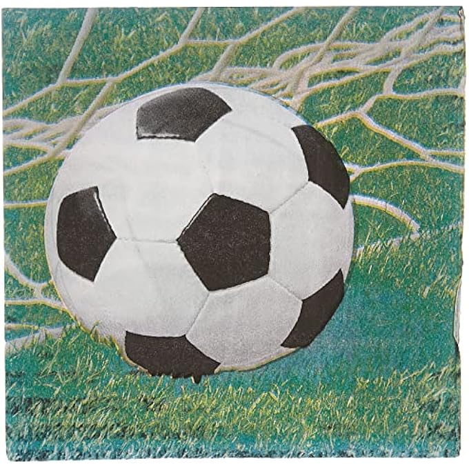 SPORTS FANATIC SOCCER LUNCH NAPKINS - Image 2